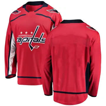 Men's Blank Washington Capitals Breakaway Red ＃ Home Jersey