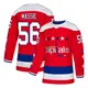 Men's Jake Massie Washington Capitals ＃56 Authentic Red Alternate Jersey