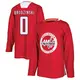 Men's Jonny Brodzinski Washington Capitals ＃0 Authentic Red Practice Jersey