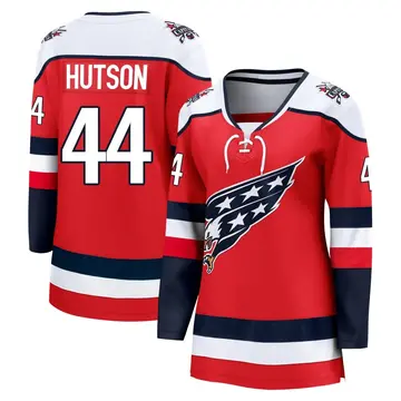 Women's Cole Hutson Washington Capitals ＃44 Breakaway Red Alternate 2025 Jersey