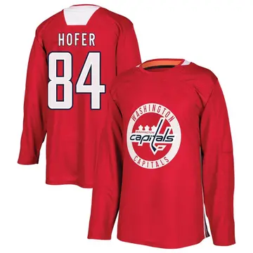 Youth Ryan Hofer Washington Capitals ＃84 Authentic Red Practice Jersey